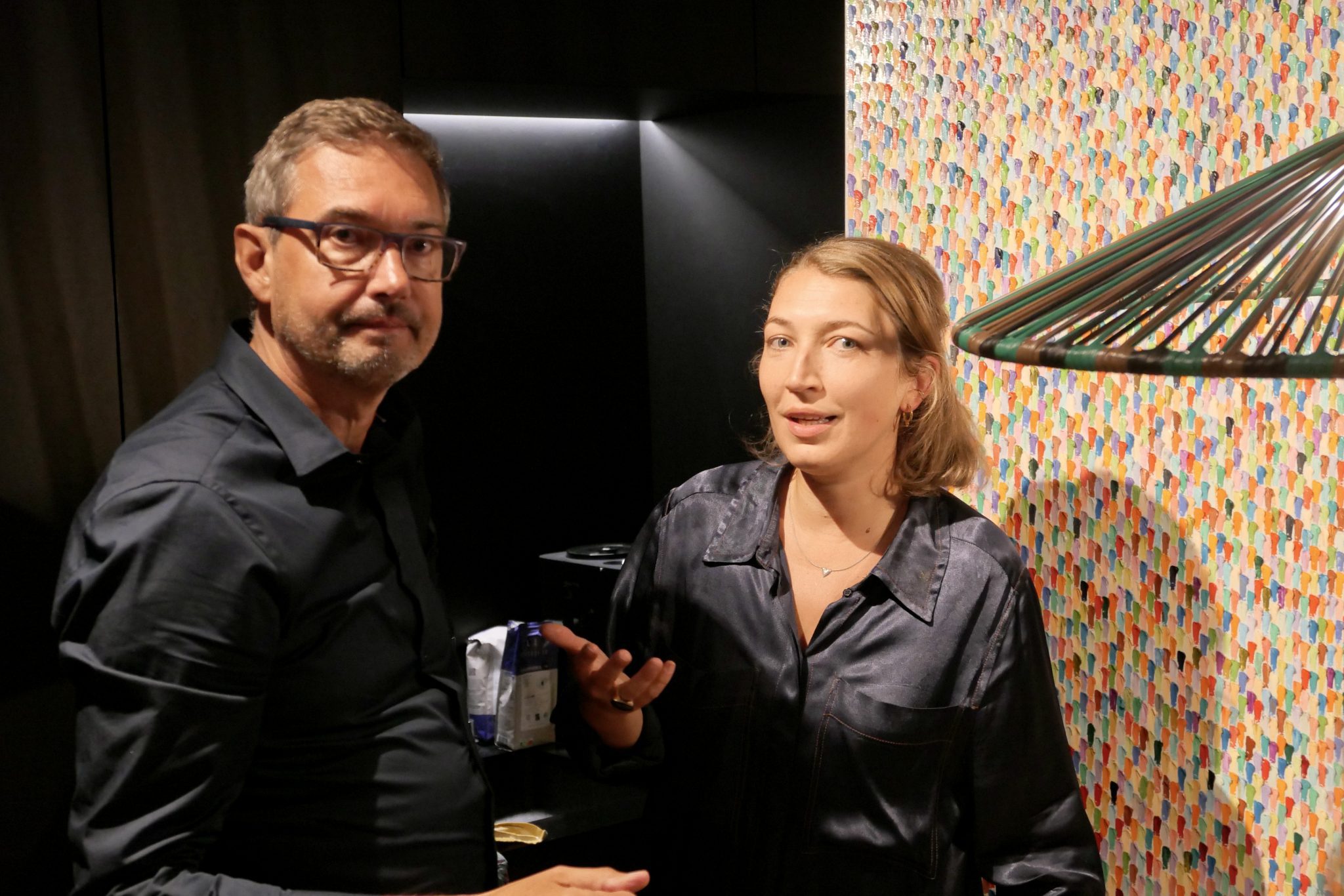 Merel De Haes en Bart Persoons in Studio Binnekyk